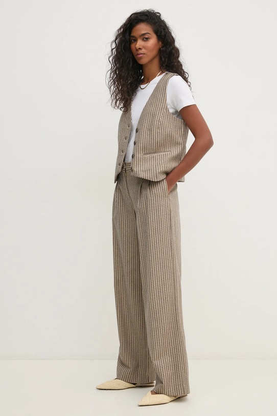 Hoss Intropia kamizelka 5478078 beżowy AW24