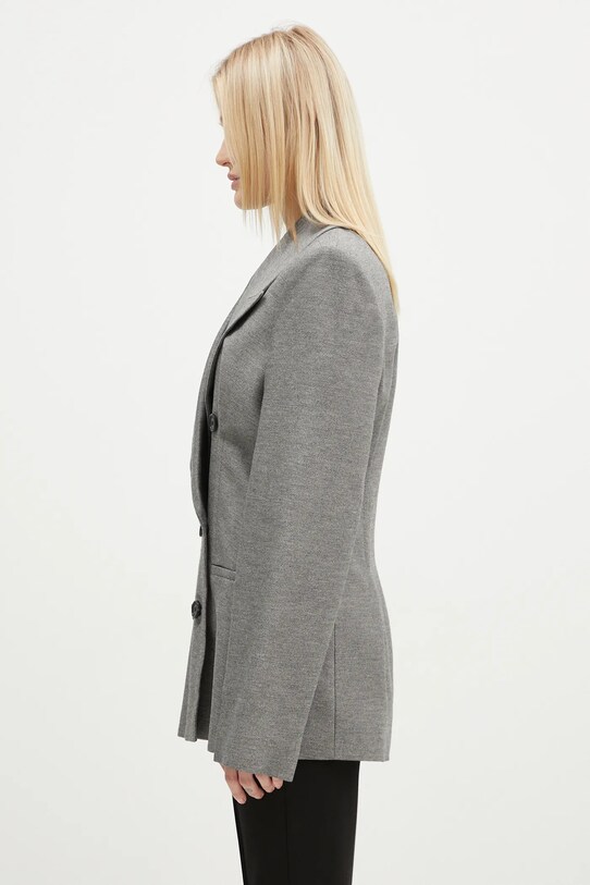JW Anderson marynarka Hourglass Tailored Jacket JK0343.PG1640.929 szary AW24