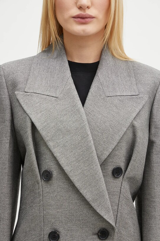 JW Anderson marynarka Hourglass Tailored Jacket szary JK0343.PG1640.929