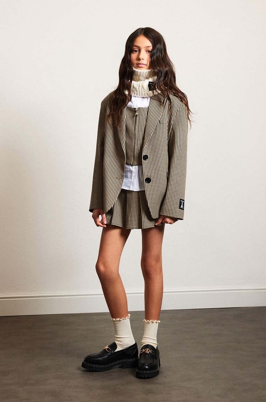 Παιδικό σακάκι Patrizia Pepe A458 7S0274.A458 μπεζ