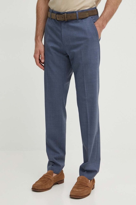 BOSS garnitur z domieszką wełny niebieski 50521670