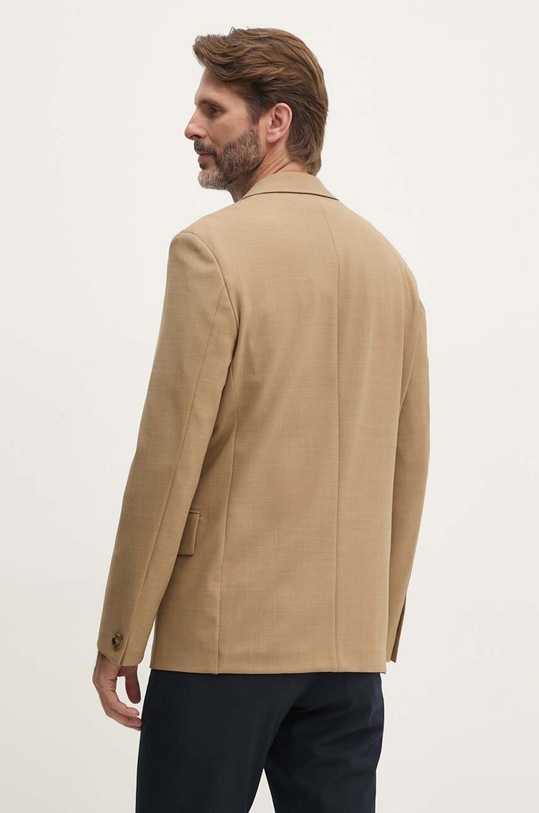 Oblečení Vlněné sako BOSS 50521635 béžová