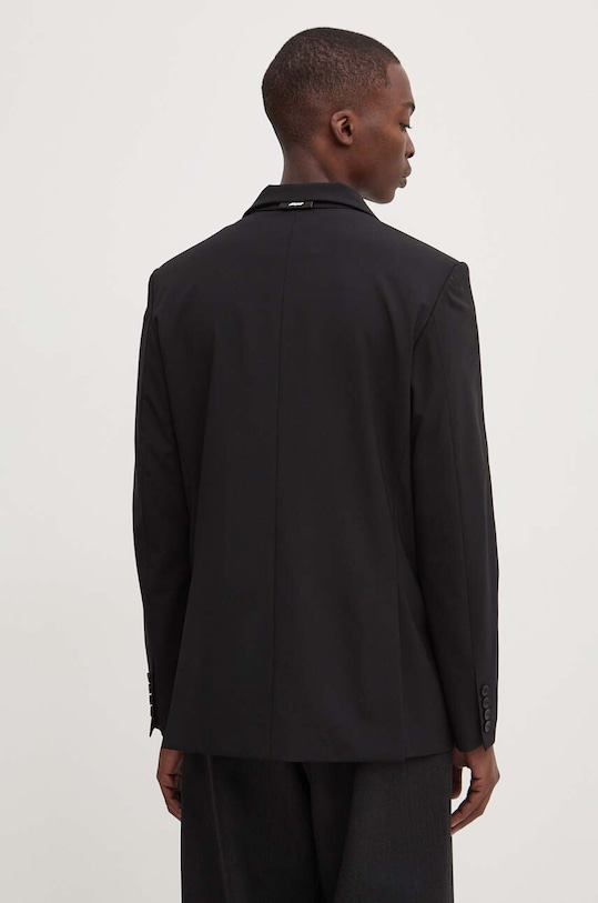 Îmbrăcăminte MSGM geaca de lana 3740MG05.247506 negru