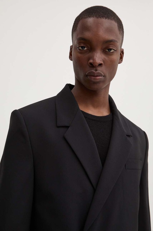 MSGM geaca de lana negru 3740MG05.247506