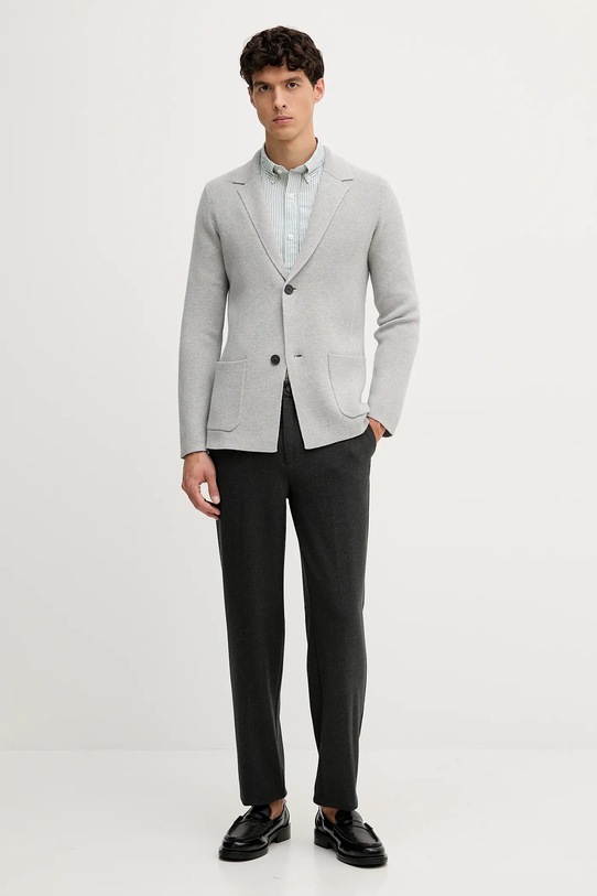 United Colors of Benetton sacou din lână 10C1U601E gri AW25