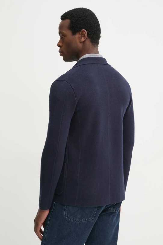 Oblečení Blazer s příměsí vlny United Colors of Benetton 10C1U601E námořnická modř