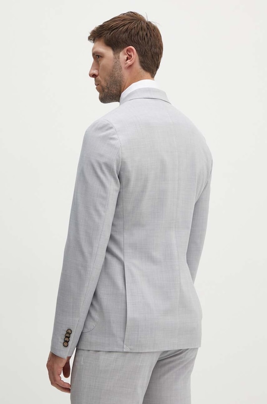 Oblečenie Vlnené sako Michael Kors MK0SB01025 sivá