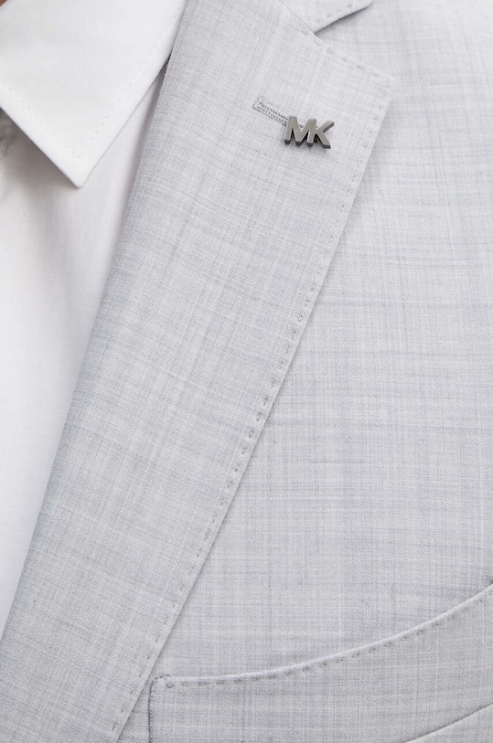Vlnené sako Michael Kors MK0SB01025 sivá