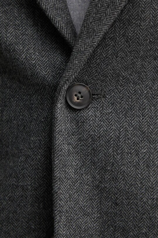 Пиджак с примесью шерсти United Colors of Benetton 2JGSUW01S серый