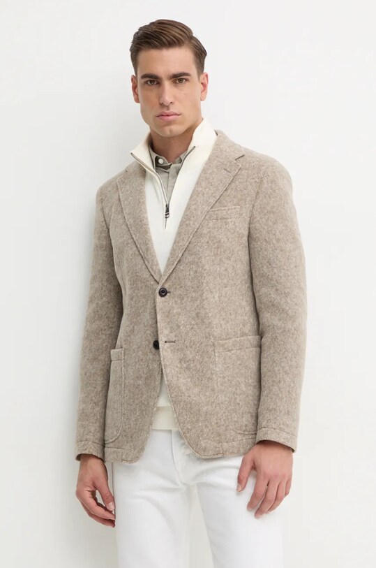 Joop! palton din lana 30043756 bej