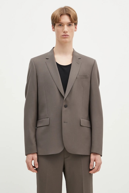 Vlnený oblek Paul Smith M1R.1457.M00001 hnedá SS25