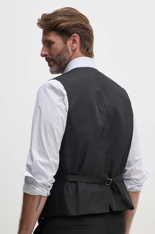 Îmbrăcăminte Sisley vesta 2KI3SJ005 negru