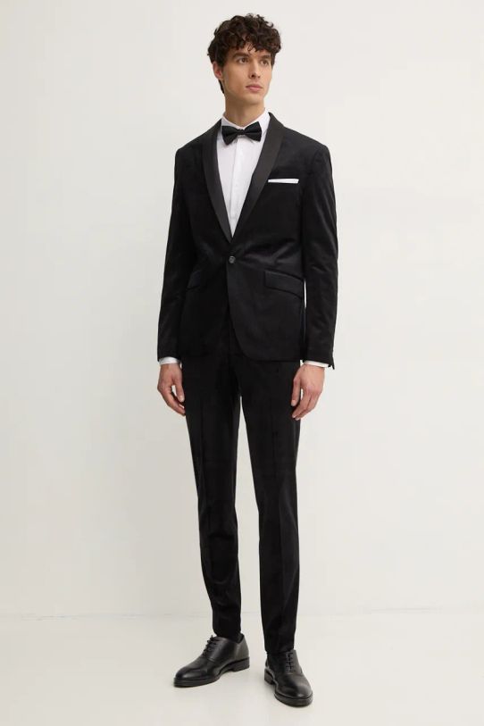 Lindbergh garnitur welurowy tkanina czarny 30.605029.BLACK