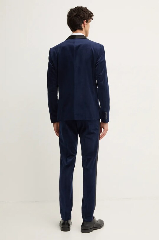 Lindbergh sacou din catifea 30.605029.DK.BLUE bleumarin AW24
