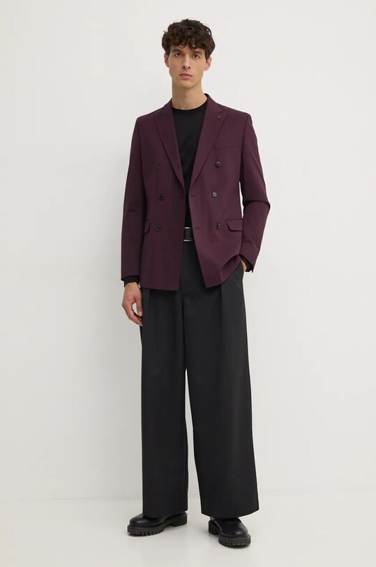 Karl Lagerfeld giacca 544031.155201 granata AW24