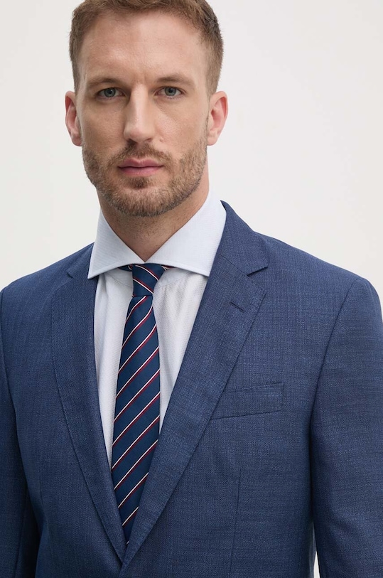 BOSS garnitur wełniany 50528116 niebieski