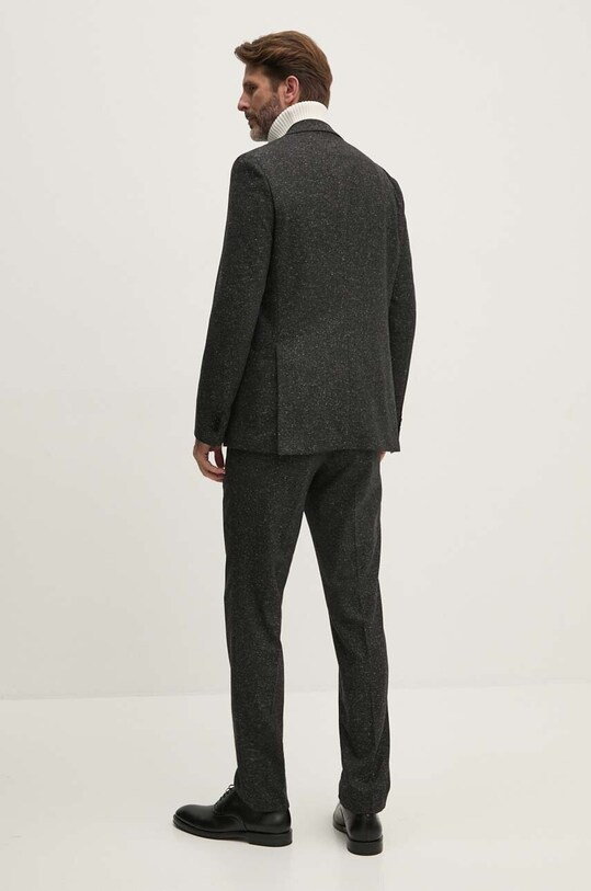 Вовняний костюм BOSS 50529456 чорний AW24