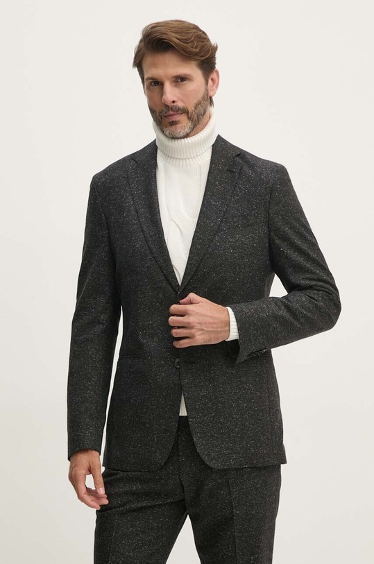 Îmbrăcăminte BOSS costum de lana 50529456 negru