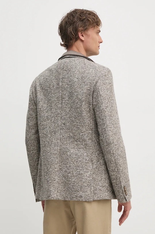 Oblečení Blazer s příměsí vlny BOSS 50528199 béžová