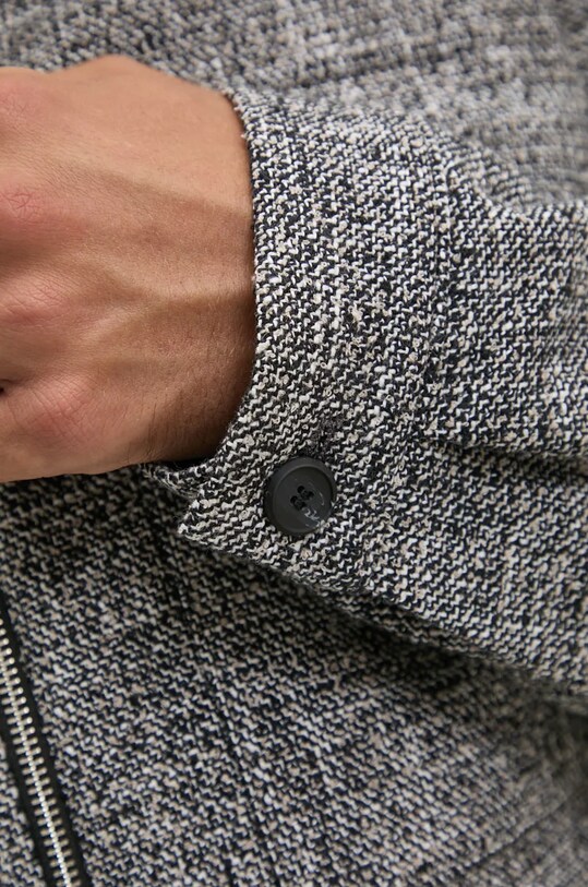 Куртка з домішкою вовни HUGO 50524900 сірий