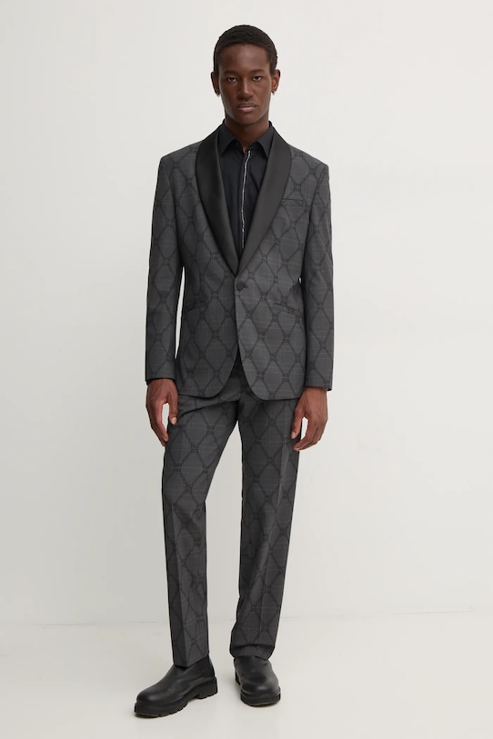 HUGO garnitur tkanina szary 50525122