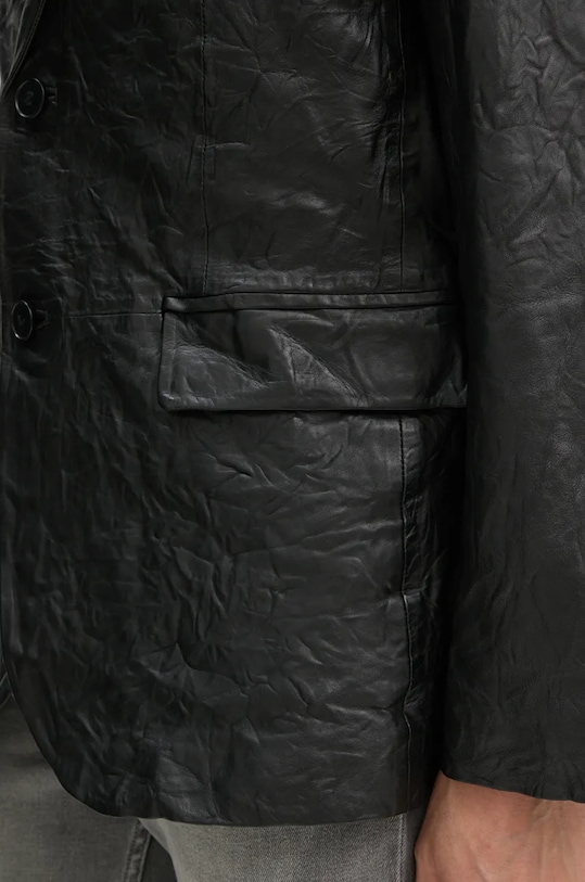 ZADIG&VOLTAIRE sacou de piele RMBL00006 negru