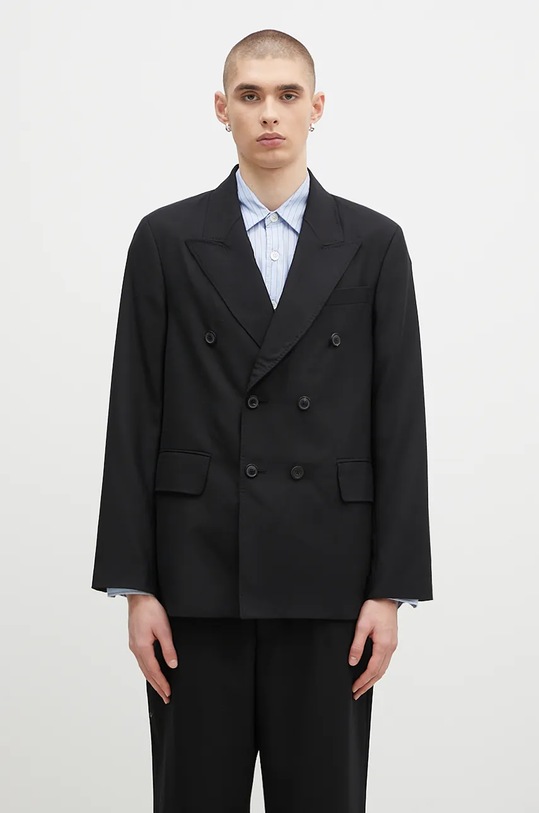 Our Legacy wool blazer Unconstructed Db Blazer with lining black M4200DBBP