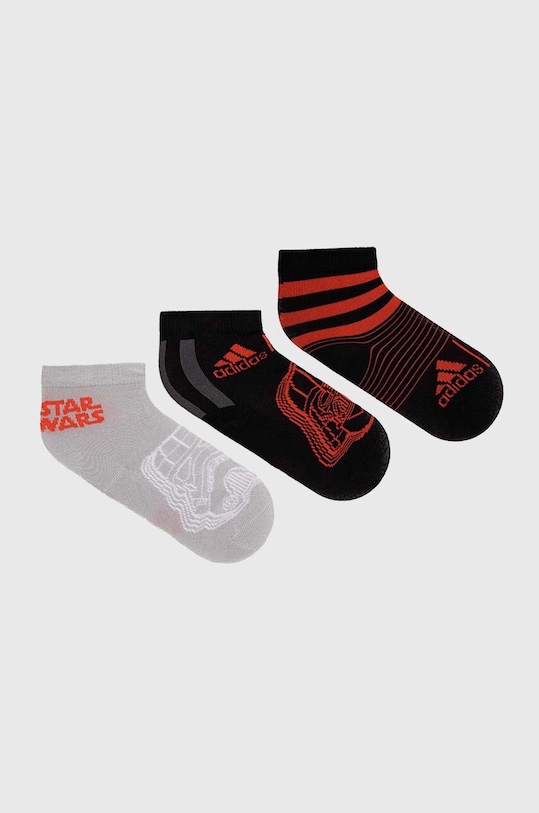 Dětské ponožky adidas Performance SW 3PP SO 3-pack dlouhé ponožky černá IW1101