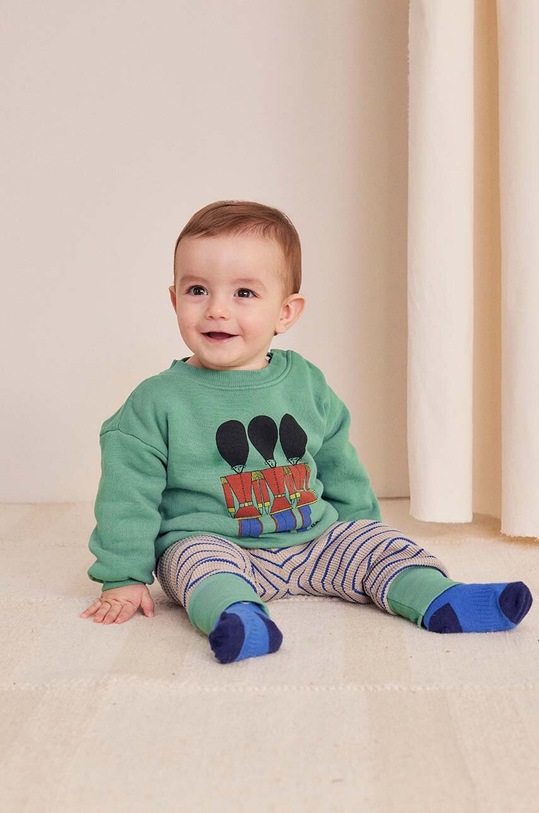 Bobo Choses leggins bebe 224AB057 albastru