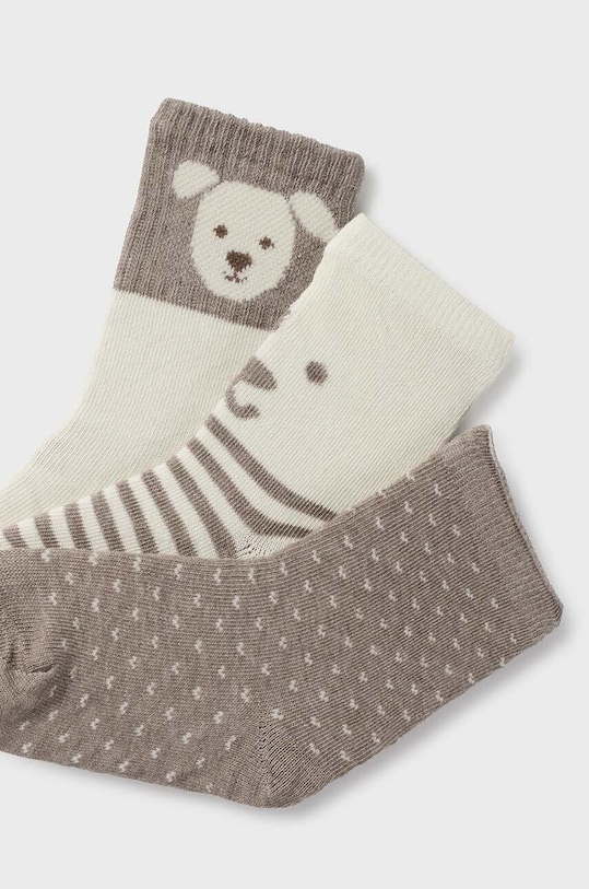 Детские носки Mayoral 3 шт 10758.3G.Skarpetki.9BYH бежевый AW24