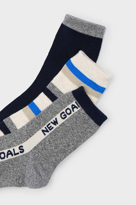 Dječje čarape Mayoral 3-pack 10803.5J.Skarpetki.9BYH siva AW24