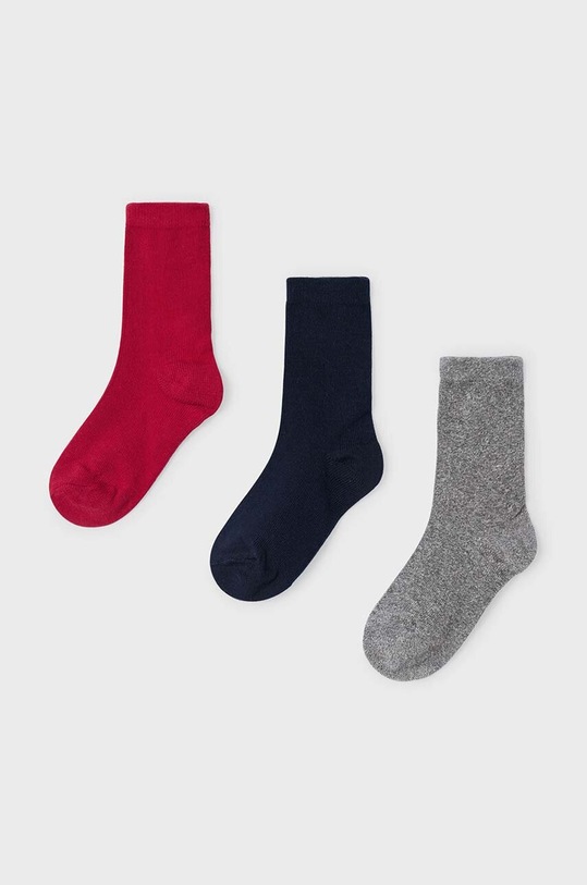 Mayoral sosete copii 3-pack sosete lungi rosu 10806.5J.Skarpetki.9BYH