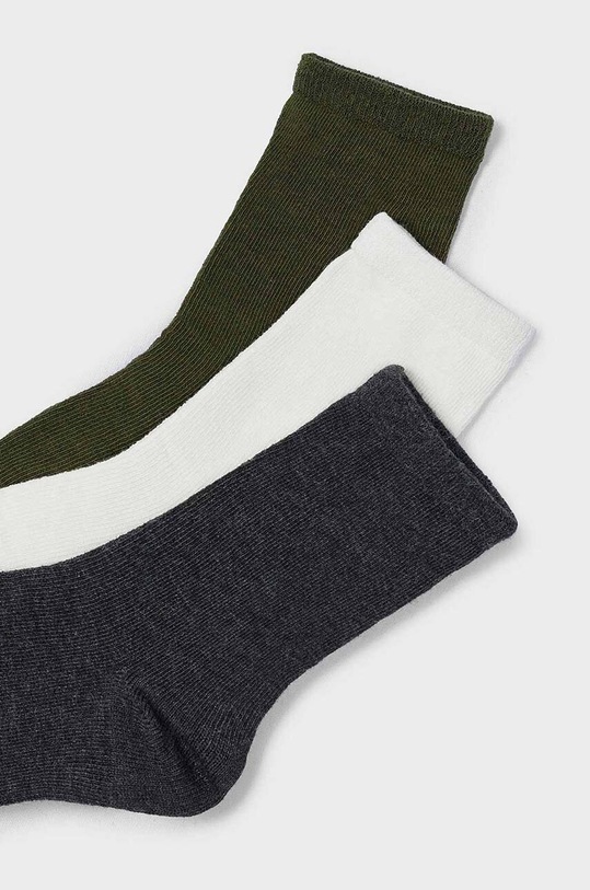 Mayoral skarpetki dziecięce 3-pack 10806.5J.Skarpetki.9BYH zielony AW24