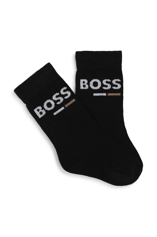 Detské ponožky BOSS 3-pak čierna J51601.