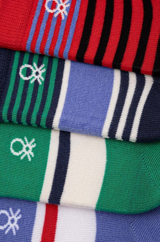 Детские носки United Colors of Benetton 4 шт 6AO30703P.B.G.Seasonal зелёный AW24
