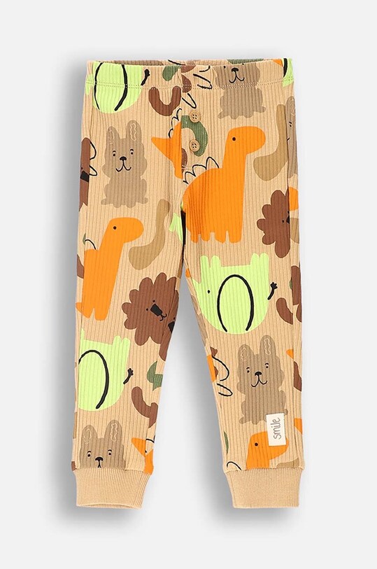 Coccodrillo leggins copii tricotaj bej ZC4122101SBN