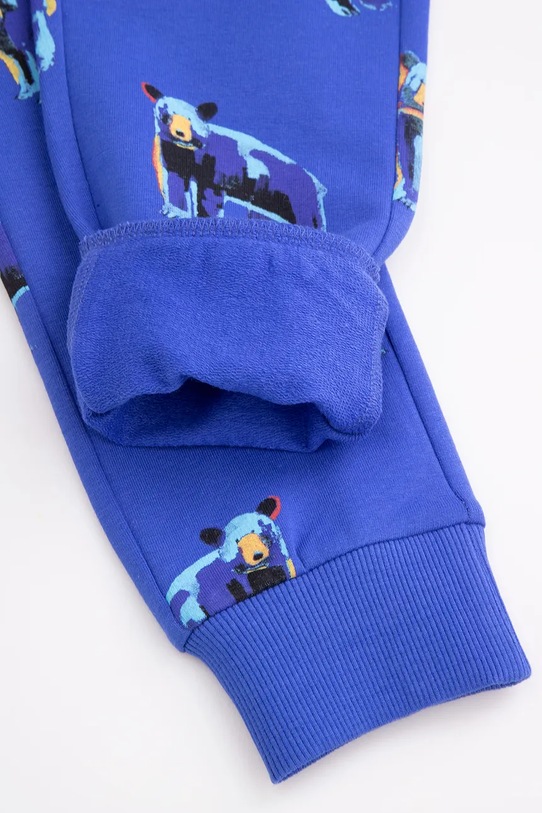 Coccodrillo pantaloni de trening pentru copii albastru ZC4122701FBK