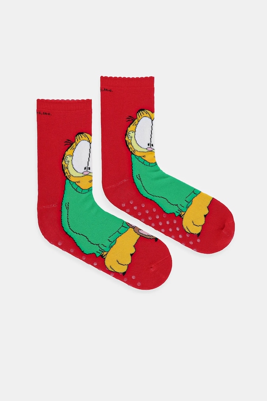United Colors of Benetton șosete antiderapante pentru copii sosete lungi rosu 6AO30703V.G.Seasonal