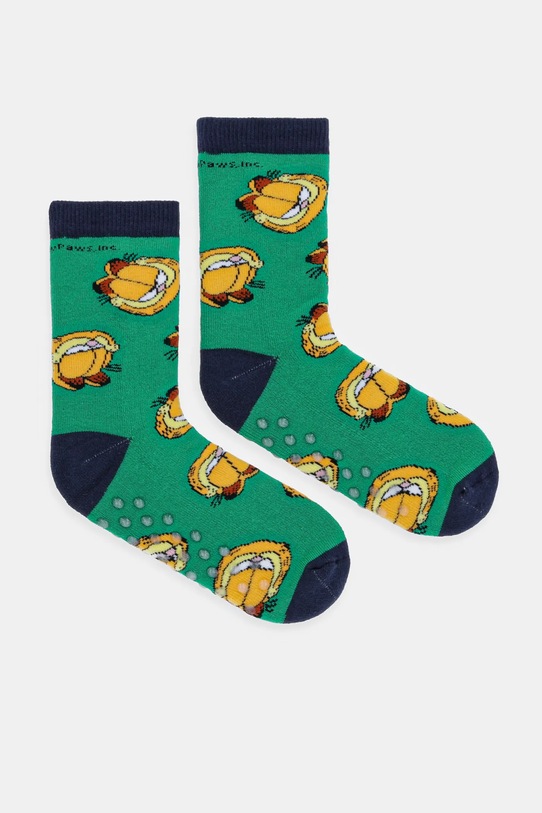 Детски противоплъзгащи чорапи United Colors of Benetton чорапи зелен 6AO30703V.G.Seasonal