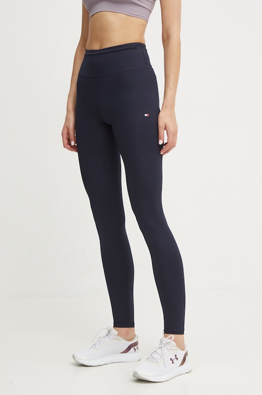 Legíny Tommy Hilfiger pletenina námořnická modř WW0WW42076