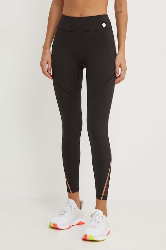 BOSS colanti tricotaj negru 50520070