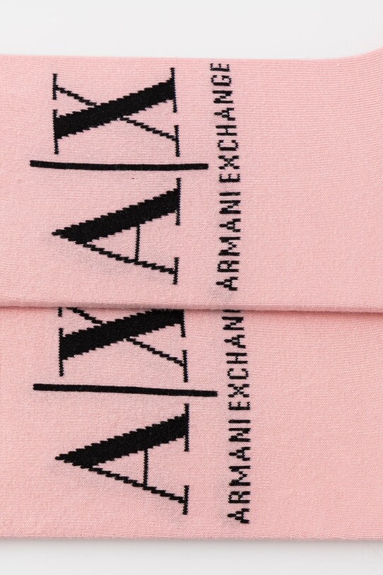 Armani Exchange skarpetki 946020.CC401 różowy SS25