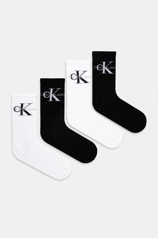 Шкарпетки Calvin Klein Jeans 4-pack довгі шкарпетки чорний 701229462