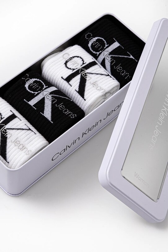 Дрехи Чорапи Calvin Klein Jeans (4 чифта) 701229462 черен