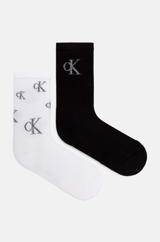 Calvin Klein Jeans skarpetki 2-pack skarpetki długie biały 701229465