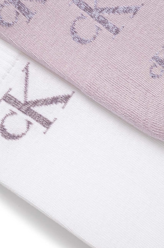 Calvin Klein Jeans skarpetki 2-pack 701229470 fioletowy AW24