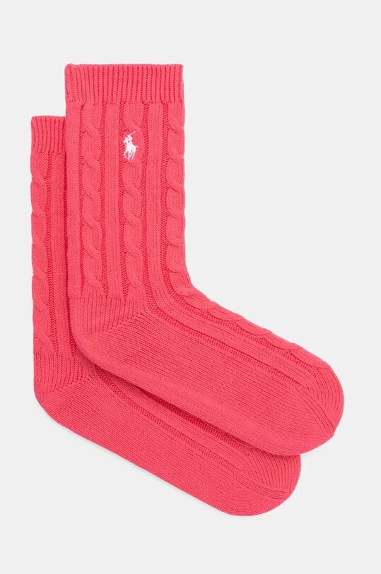 Polo Ralph Lauren skarpetki skarpetki długie różowy 455955244