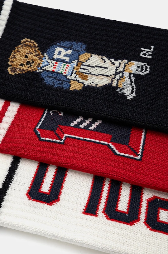 Κάλτσες Polo Ralph Lauren 3-pack 455955253 σκούρο μπλε AW24