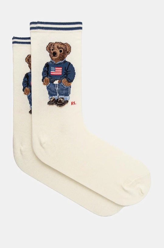 Ponožky Polo Ralph Lauren dlouhé ponožky béžová 455957939