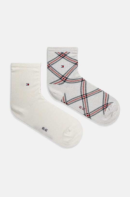 Шкарпетки Tommy Hilfiger 2-pack візерунок білий 701229861